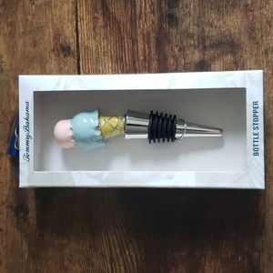 New- Tommy Bahama Ice Cream Cone Wine Stopper